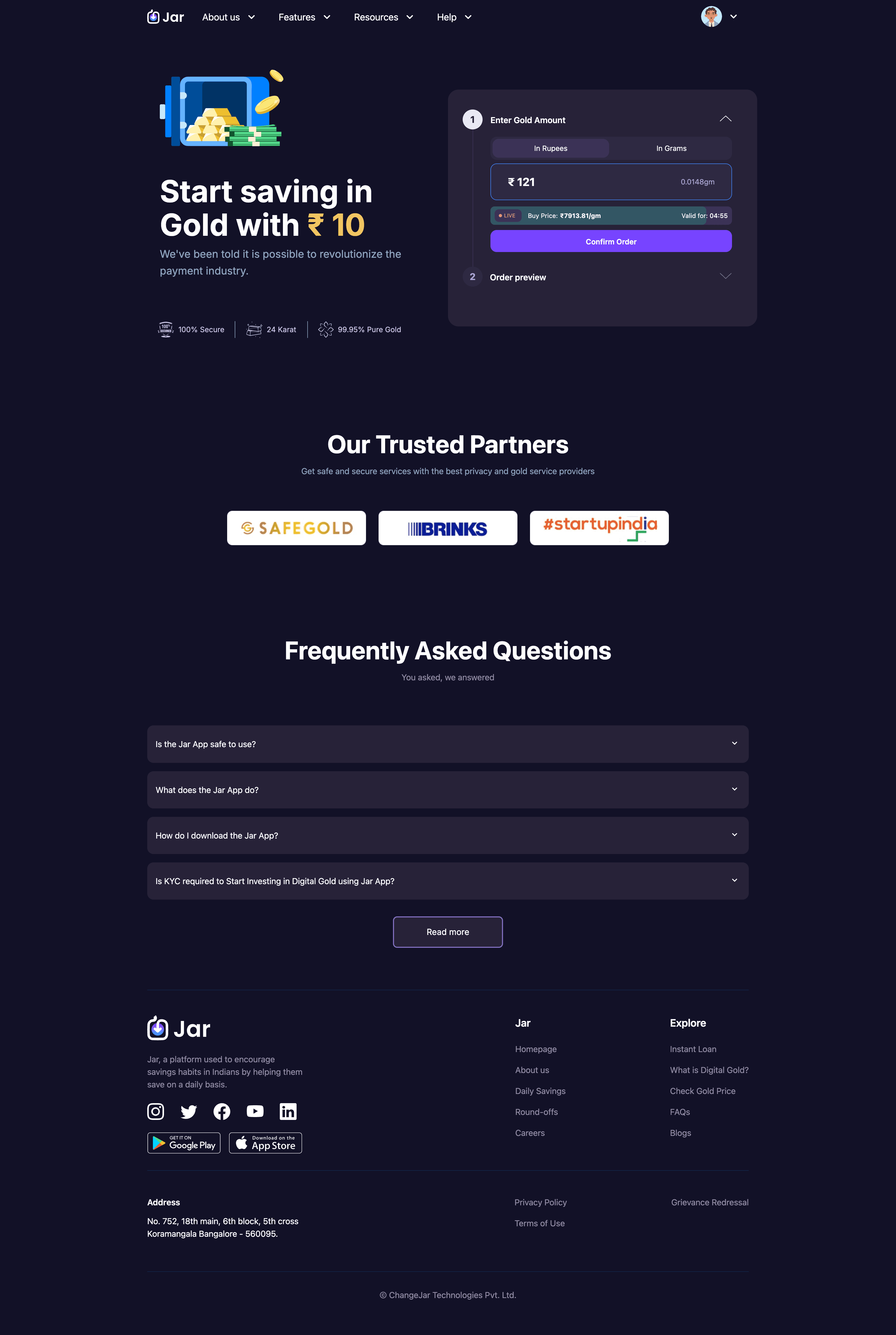 JAR Web App